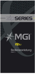 MGI ZIP X1 Bedienungsanleitung