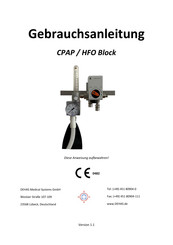 DEHAS CPAP/HFO Block Gebrauchsanleitung