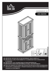 HOMCOM 835-042V03 Bedienungsanleitung