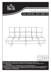 HOMCOM 839-466V70 Bedienungsanleitung