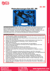 BGS technic 404 Bedienungsanleitung