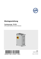 GFA TS 971 Montageanleitung