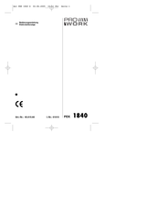 Pro Work PEK 1840 Bedienungsanleitung