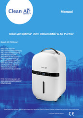 Clean Air Optima CA-702 Smart Gebrauchsanweisung
