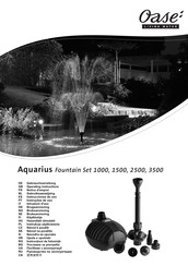 Oase AQUARIUS Fountain Set 3500 Gebrauchsanleitung