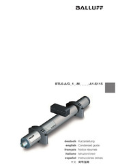 Balluff BTL6-A/G 1 M A1-S115 Serie Kurzanleitung