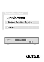 Quelle universum DSR 451 Gebrauchsanleitung