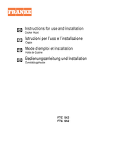 Franke FTC 542 Bedienungsanleitung Und Installation