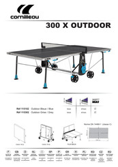 Cornilleau 300 X OUTDOOR Bedienungsanleitung