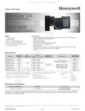 Honeywell OmniClass 2.0 OM16 Installationsanleitung