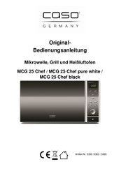 Caso Germany MCG 25 Chef Original Bedienungsanleitung