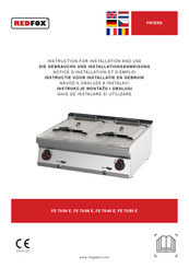 Redfox FE 70/40 E Gebrauchs- Und Installationsanweisung