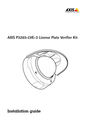 Axis P3265-LVE-3 Installationsanleitung