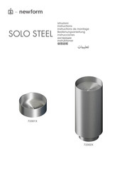Newform SOLO STEEL 72302X Bedienungsanleitung