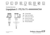 Endress+Hauser Liquiphant S FTL70-7 Serie Bedienungsanleitung