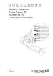 Endress+Hauser Proline Promass 83 MODBUS RS485 Beschreibung