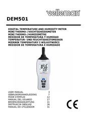 Velleman DEM501 Bedienungsanleitung