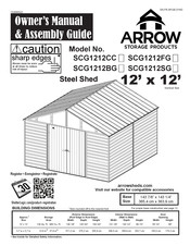 Arrow Storage Products SCG1212CC Bedienungsanleitung & Montageanleitungen