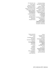 Electrolux EFC 60244 Benutzerinformation