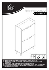 HOMCOM 837-299V00 Montageanleitung
