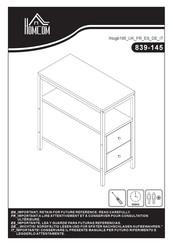 HOMCOM 839-145 Montageanleitung