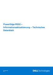 Dell EMC PowerEdge R550 Informationsaktualisierung