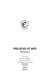 MSI PRO B760-VC WIFI Benutzerhandbuch