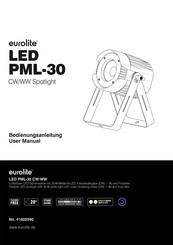EuroLite LED PML-30 Bedienungsanleitung