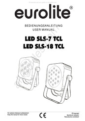 EuroLite LED SLS-18 TCL Bedienungsanleitung