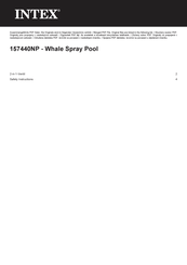 Intex Whale Spray Pool Bedienungsanleitung