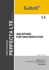 Satel PERFECTA-32 LTE Anleitung Für Den Errichter