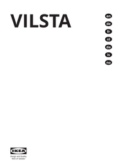 IKEA VILSTA Serie Bedienungsanleitung