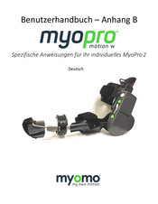 myomo myopro motion w Benutzerhandbuch