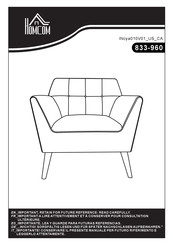 HOMCOM 833-960 Bedienungsanleitung