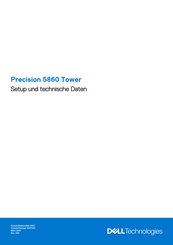 Dell Precision 5860 Tower Einrichtung Und Technische Daten