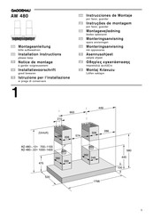 Gaggenau AW 480 Montageanleitung