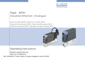 bürkert 8741 Bedienungsanleitung