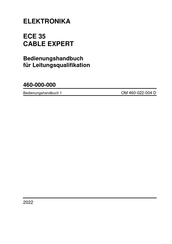 Elektronika ECE 35 CABLE EXPERT Bedienungshandbuch