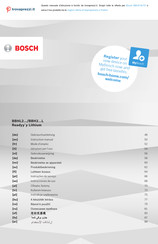 Bosch BBH218LTD Gebrauchsanleitung
