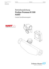 Endress+Hauser Proline Promag H 500 HART Betriebsanleitung