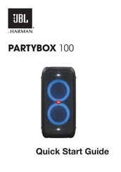 Harman JBL PARTYBOX 100 Kurzanleitung