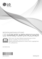LG RC7055 H Z Serie Bedienungsanleitung