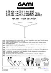 Gami JAZZ PLUS K26 Bedienungsanleitung
