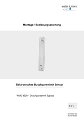 water & more WMD 8320 Montage- & Bedienungsanleitung
