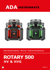 ADA INSTRUMENTS ROTARY 500 HVG Gebrauchsanleitung