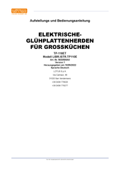 Lotus 5630506A0 Aufstellungs- Und Bedienungsanleitung