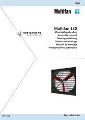 Vostermans Ventilation Multifan 130 Montageanleitung