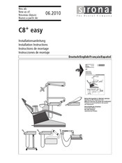 Sirona C8+ easy Installationsanleitung