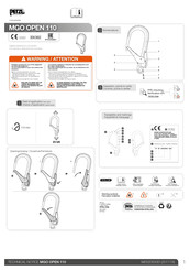 PETZL MGO OPEN 110 Gebrauchsanweisung