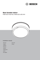 Bosch Base Sounder Indoor FNM 420 A BS RD Bedienungsanleitung